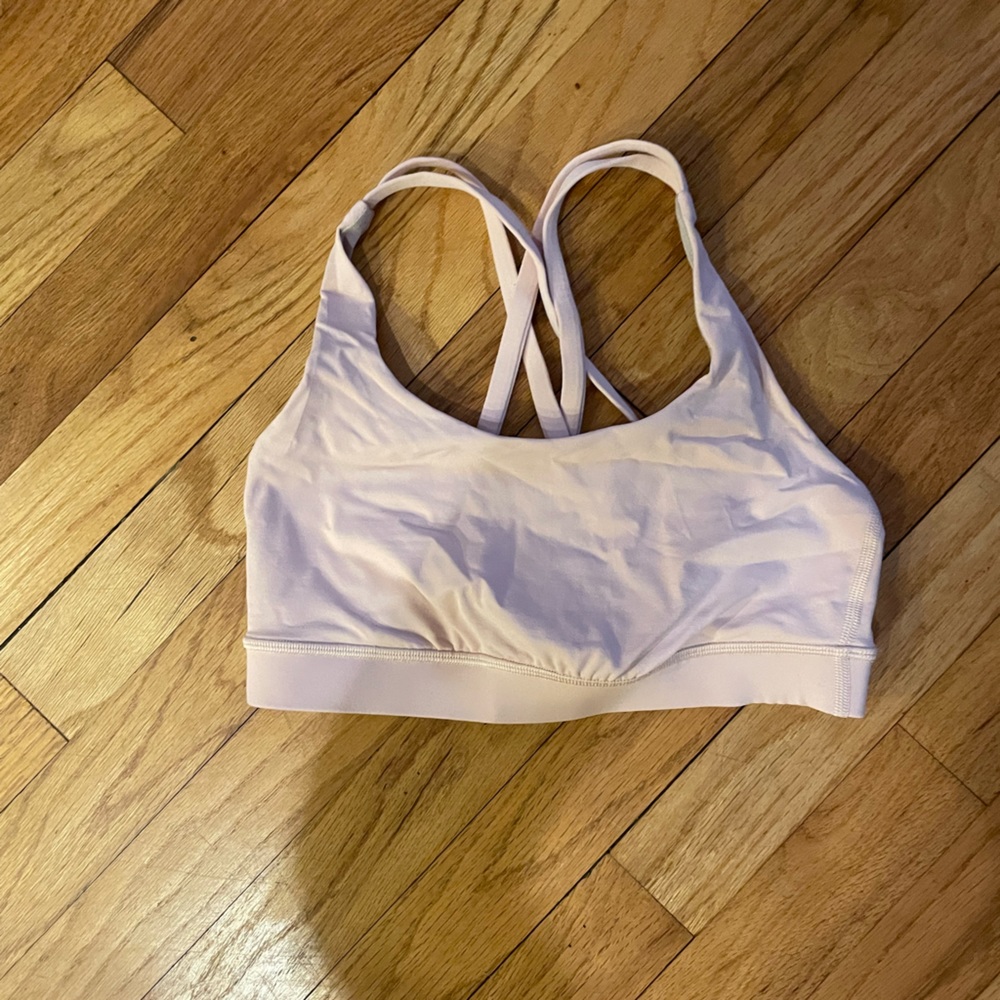 Energy bra lululemon size 4 mauve-neutral pink color